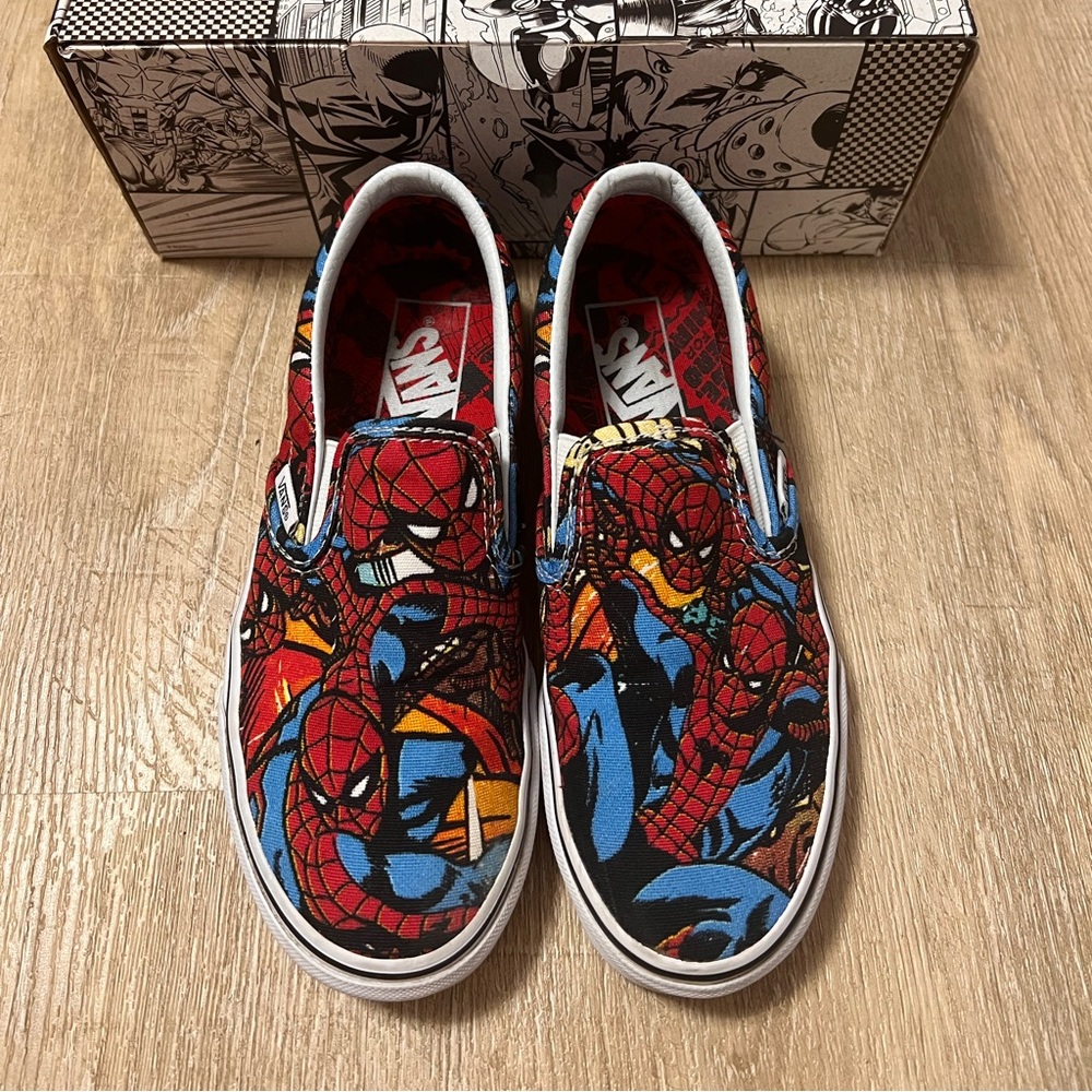 Spiderman Classic Slip-Ons